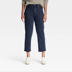 Universal Thread High-Rise Straight Fit Cropped Jeans 10